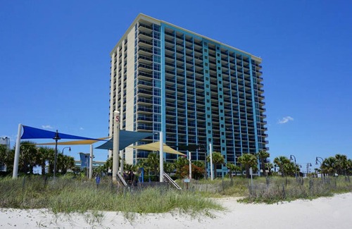 Downtown Myrtle Beach Condo | Bay View Resort 604A - 1 Bed/1 Bath Ocean Front Condo - Pools, Lazy River, Hot Tub, & Splash Deck