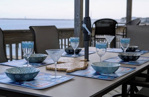Beach Haven West House | Bayfront Home with Pier, Multi-Level Decks & Stunning LBI Views