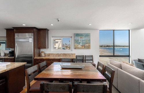 South Mission Beach Condo | Bayfront Penthouse w/Firework and Water Views!