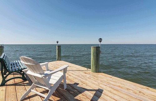 Tilghman House | Bayfront Retreat Near St. Michaels | Private Dock Sunset Views