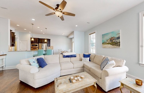 Sun Ridge House | Bayside Resort home with bunk/playroom, deck, & access to pool, hot tub, & sauna