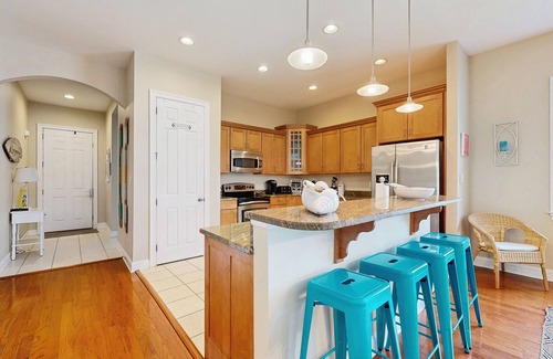 Sun Ridge House | Bayside Resort house with pool, lakefront, golf on-site, & tennis court