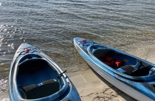 Parker House | Bayside with a view, boat dock with slips, private bay access, kayaks, fishing