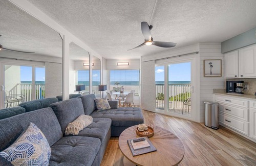 Belleair Beach Condo | BBC111 Renovated Beachfront Condo W/Pool