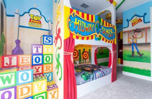 West Kissimmee House | BD015J - Mania Bear's Den Mansion With Themed Bedrooms at Reunion