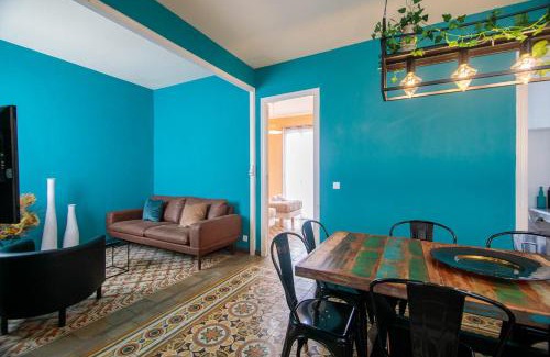 el Fort Pienc Apartment | Be barcelona arco del triunfo sunny colors 2