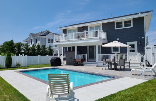 Stone Harbor House | Beach Block! Just 6 homes from the beach and across from the quiet and pristine bird sanctuary.