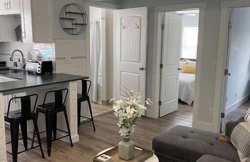 Ship Bottom Apartment | Beach Chic LBI Apartment- 1 Block from Beach