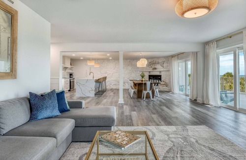 Butler Beach House | Beach Escape | Oceanfront Beach House with Pool, Mini Golf, Beach Access + Pickl
