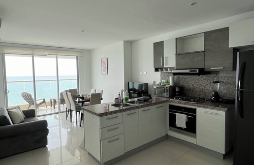 El Bosque Apartment | Beach front condo with ocean view apartment in zona turística