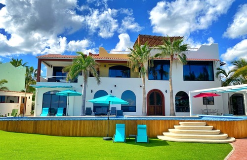 La Ventana House | Beach-front luxury! Private home, pool, hot tub, rooftop and water sport access!