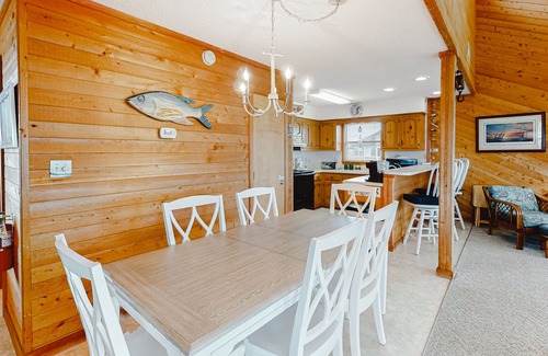 Frisco House | Beach home near the ocean w/sunny deck, washer/dryer, and central A/C