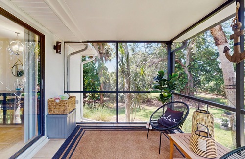 Naples Park House | Beach home with outdoor sundeck, hot tub, enclosed yard & patio