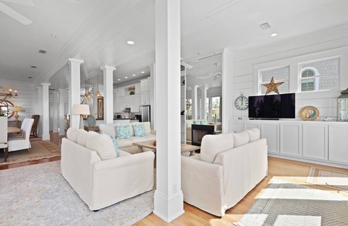 Saint Simons Island House | Beach Lawn Cottage - Magnificent Oceanfront Coast Cottages Escape - Heated Pool