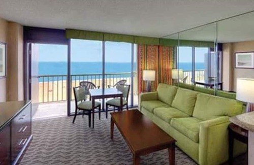 Northeast Virginia Beach Resort | Beach Quarters 1BR 1BA with a nice Ocean Front Balcony - sleeps 6