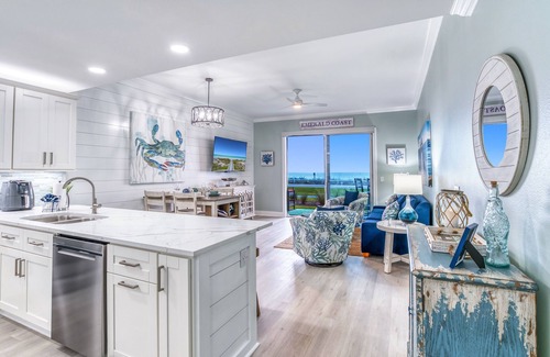 Miramar Beach Condo | Beach Retreat 108-Newly Renovated Gulf Front Condo, Pet Friendly, Beach Service