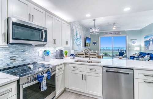 Miramar Beach Condo | Beach Retreat 108-Newly Renovated Gulf Front Condo, Pet Friendly, Beach Service