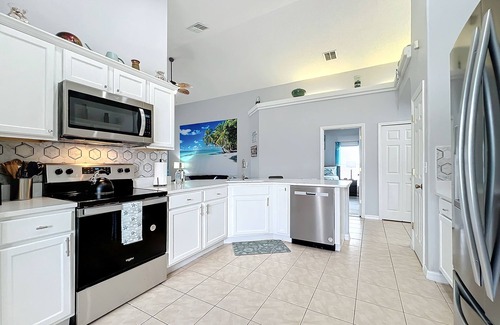 Four Corners House | Beach Themed Vacation Pool/Spa Home/Close To Disney