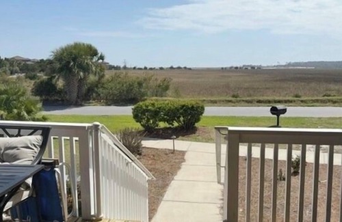 Oceanmarsh Subdivision Condo | Beach Thyme! Marsh Views Short Walk to Beach and Pools - Double Decks