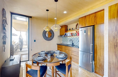 Tulsayab Apartment | Beach-view apt on the beach with private pool, community pools, kitchenette, AC