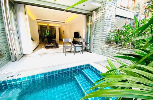 Sa Khu Apartment | Beachfront 120sqm 2BR with Private Plunge Pool on stunning Naithon beach