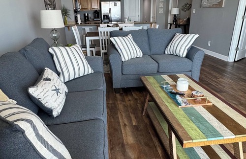 Panama City Beach Condo | Beachfront 3bedroom condo watch dolphins play from the balcony fitness room pool