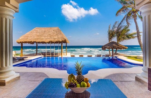 Soliman Bay Villa | Beachfront 6-bedroom villa in Tankah Bay!