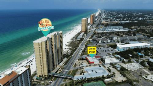 West Panama City Beach House | Beachfront Access 2 Pools Beach Service w Chairs Emerald Isle Resort 1308