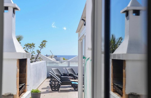 Playa del Cable Apartment | Beachfront Apartment "Casa Conchita" with Sea View, Shared Pool & Terrace