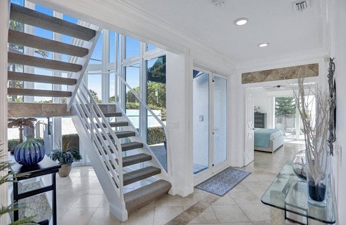 Birch Park Finger Streets House | Beachfront! Heated Pool+Hot Tub! Walk to Beach!