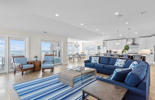 Atlantic Beach House | Beachfront home with ocean views, private pool, hot tub, media room & pool table