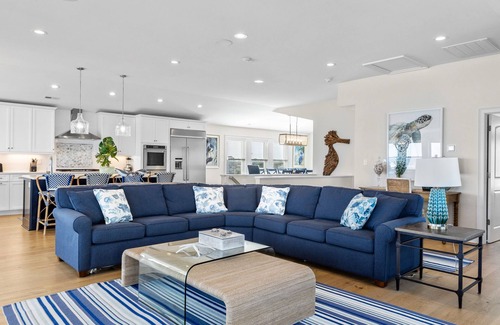 Atlantic Beach House | Beachfront home with ocean views, private pool, hot tub, media room & pool table