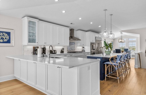 Atlantic Beach House | Beachfront home with ocean views, private pool, hot tub, media room & pool table