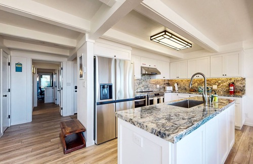 Castroville House | Beachfront home with heated pool, hot tub, sports courts, amazing views, & WFH