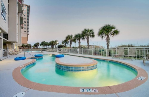 Crescent Beach Condo | BEACHFRONT Indoor & Outdoor Pools, Lazy River, Hot Tub and 2 Balconies