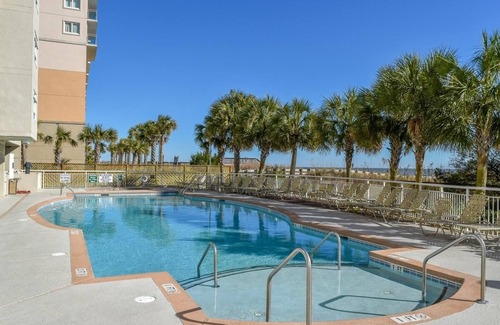 Crescent Beach Condo | BEACHFRONT Indoor & Outdoor Pools, Lazy River, Hot Tub and 2 Balconies