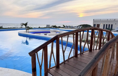 Barra de Colotepec Villa | Beachfront Luxury in Puerto Escondido Sleeps 42 Pool Chef Sunrise views