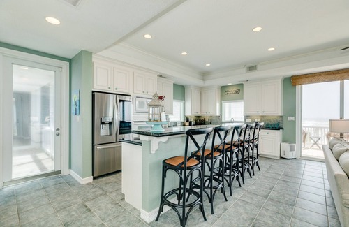 Sandhill Shores House | Beachfront Luxury w/Elevator, 5 Suites, 10 Decks+Patio, Private Walkover