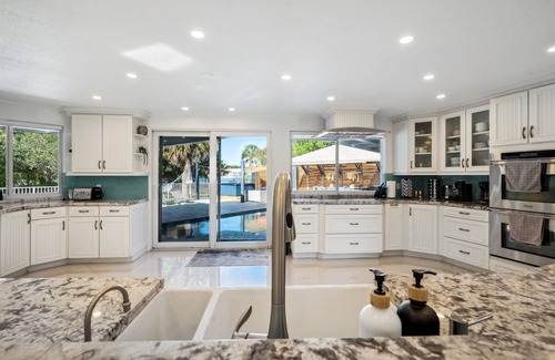 Pompano Beach Villa | Beachfront Oasis w/Htd Pool Cinema Game-Room Tiki