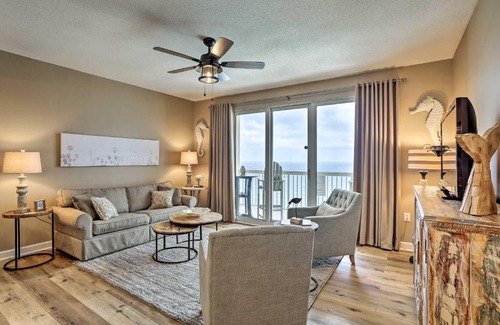 Lower Grand Lagoon Apartment | Beachfront PCB Condo with Resort Pool, Gym and Hot Tub