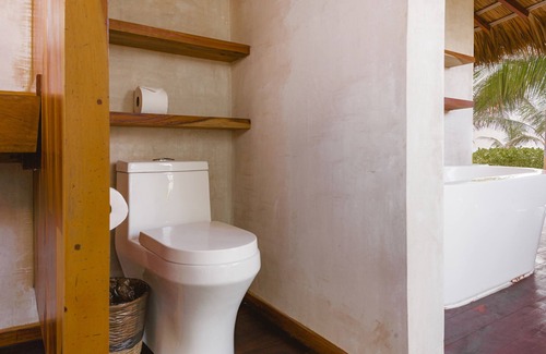 Centro Cabin | Beachfront Private Pool, Beautifuly designed Cabaña! Romantic scape