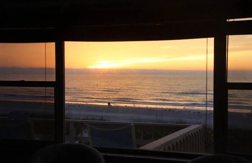 Belleair Beach Condo | BEACHFRONT! Quiet Belleair Beach condo with amazing Gulf of Mexico sunset views!