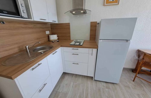 Marseillan Plage Apartment | Beachfront Renovated Apartment with Private Parking and Terrace