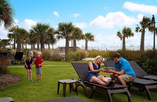 Downtown Myrtle Beach Apartment | Beachfront Serenity: Myrtle Oasis with a View