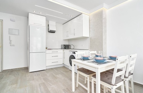Caleta de Velez Apartment | Beachside Bliss Apartment with Shared Pool, Wi-Fi, and Air Conditioning