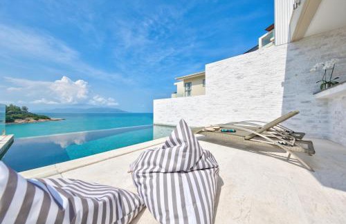 Moo 5 Villa | BEACHSIDE VILLA - B11 - at BAYSIDE LUXURY VILLAS Samrong Bay Beach, 3 BED 4 BATH, SEA and SUNSET VIEWS, only 200m walk to the Beach