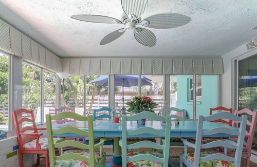 Palma Sola House | Beachy Amazing Pool Near Anna Maria Island Blue Heron