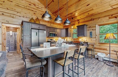 Presque Isle Cabin | Beacon Point | Lakeside cabin in Presque Isle with a firepit and water access