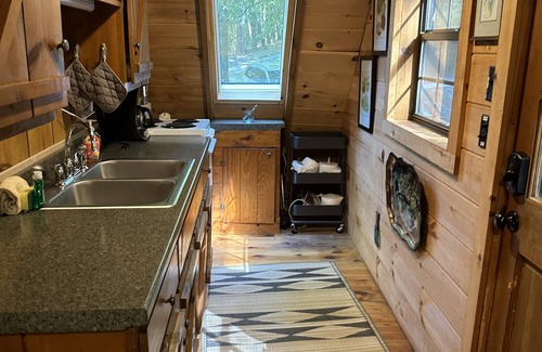 Blue Ridge Cabin | Bearly Behavin. A-Frame Blue Ridge cabin. Near Toccoa River and Suches.
