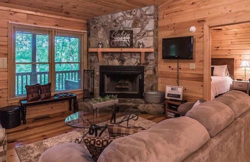 Cherry Log Cabin | Beary Irresistable - Hot tub & Prime Location!
